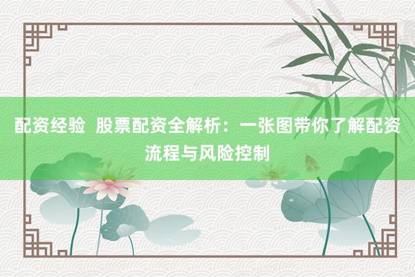 配资经验  股票配资全解析：一张图带你了解配资流程与风险控制